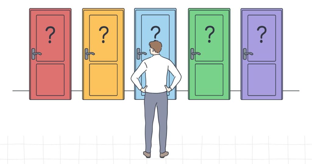 収入保障保険と定期保険の選び方をイメージした画像